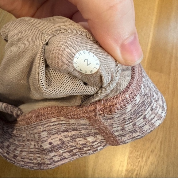 Lululemon Energy Bra Arrow Jacquard Antique Bark Copper Coil Size 2 - Picture 6 of 6